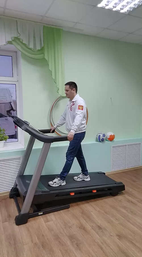 Занятия на беговой дорожке