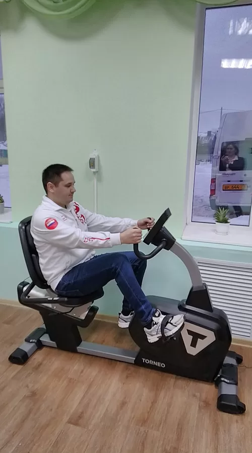 Занятия на велотренажере